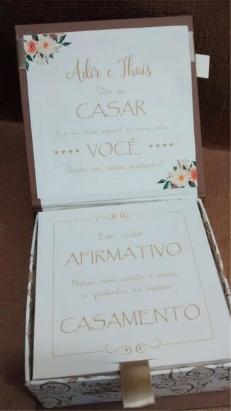 Convite de padrinhos