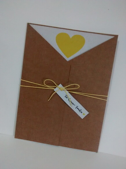 Convite para Casamento Modelo Love