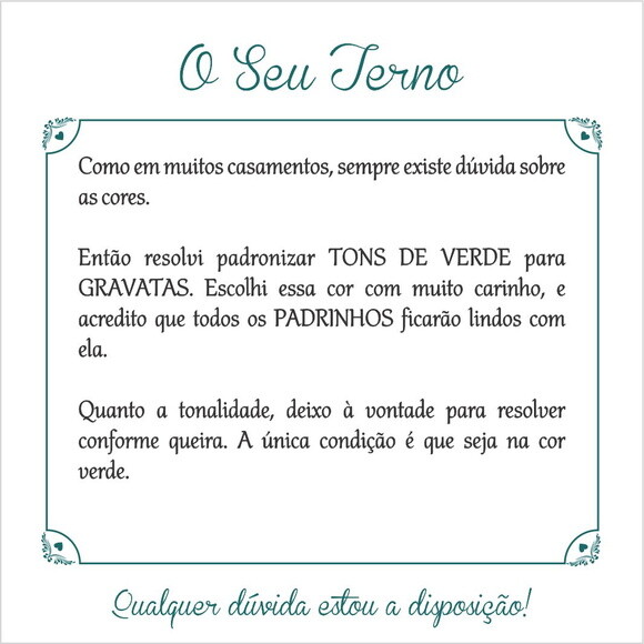 Manual dos Padrinhos (Solteiros)