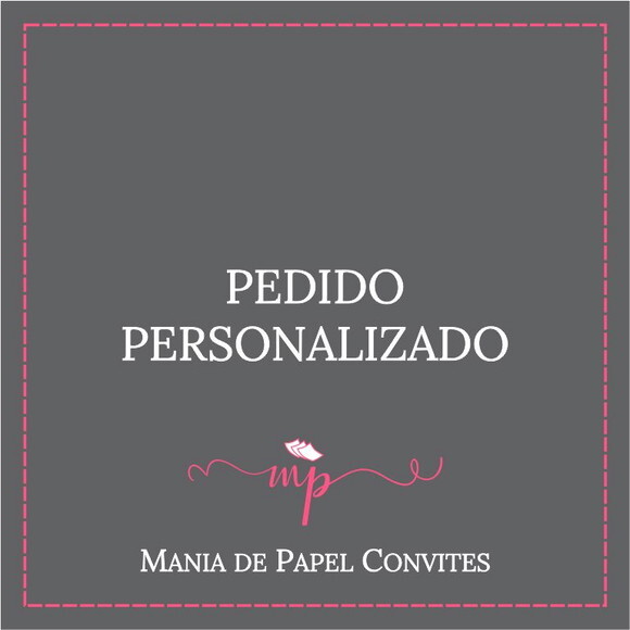 Pedido caixa cartonagem personalizada