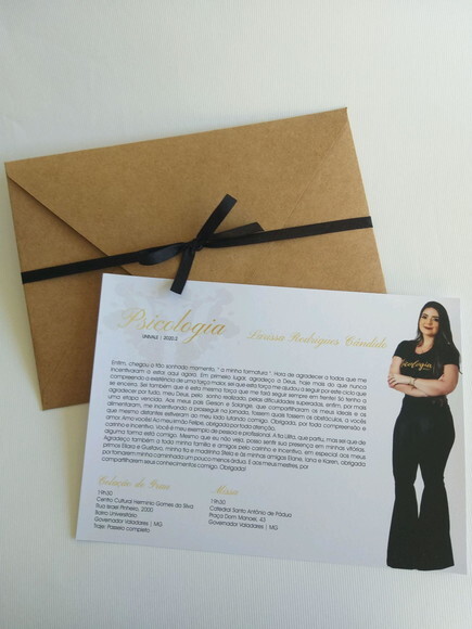 Pedido personalizado - Convite Formatura