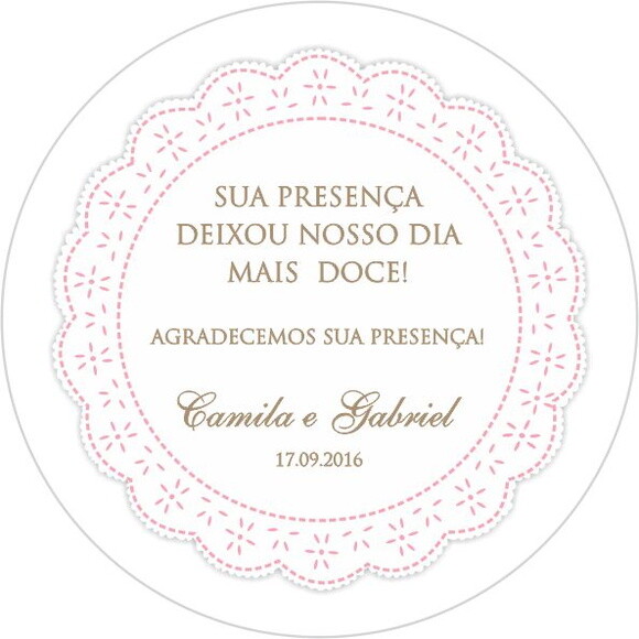 Tag para Doces