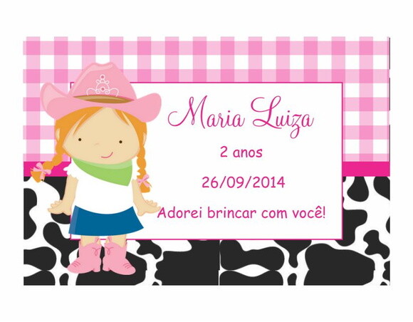 Tag para lembrancinha