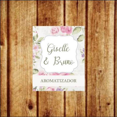 Adesivo Aromatizador floral