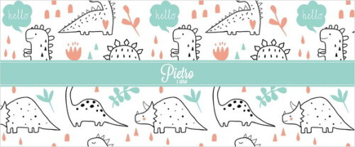 Adesivo para cofrinhos Dinossauros Baby