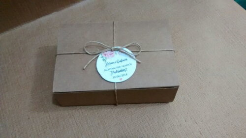 Caixa para padrinhos 15,5x10,5x5 cm