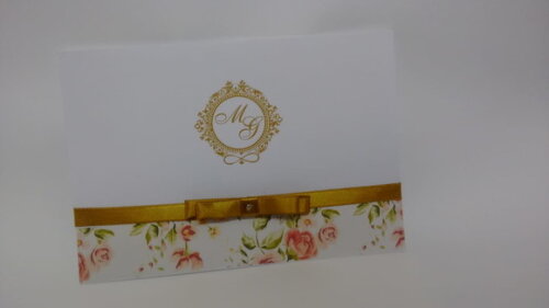 Convite Casamento Floral