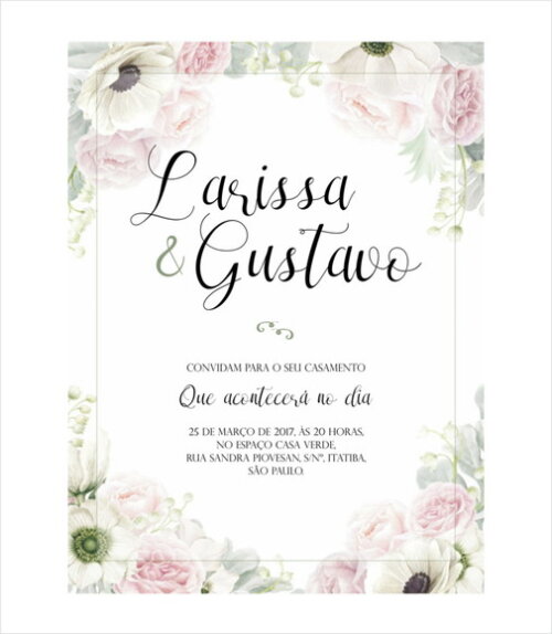 Convite Casamento Express 01