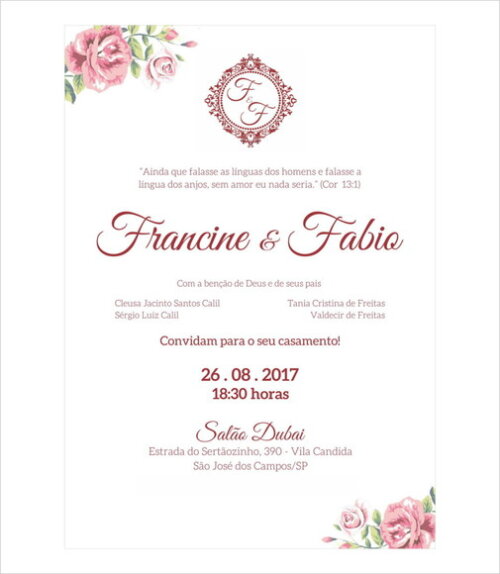 Convite Casamento Express 08