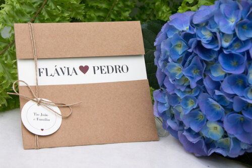 Convite Casamento Modelo Janela