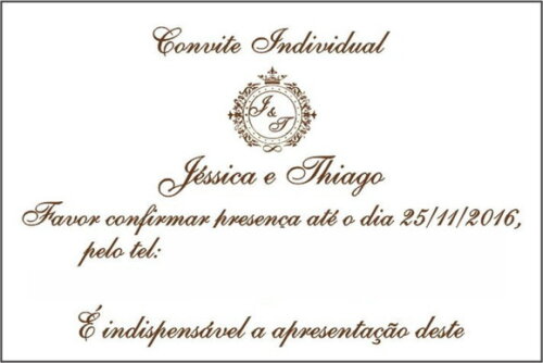Convite Individual - Arte Digital