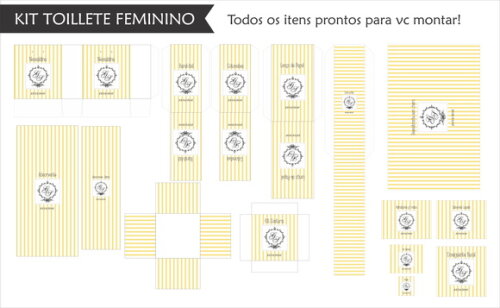 Embalagens Kit Toillete Pesonalizado