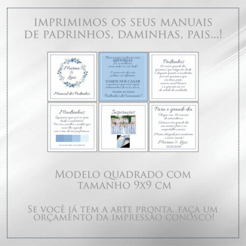 Impressão de Manual e Convite de Casamento