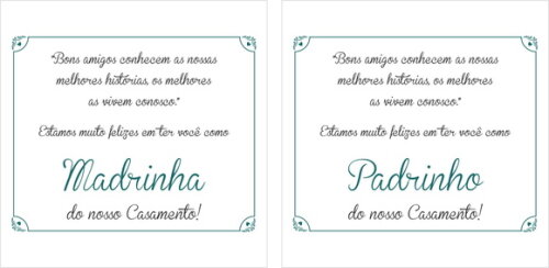 Manual dos Padrinhos (Solteiros)