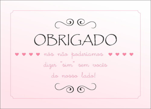 Mensagem Padrinhos