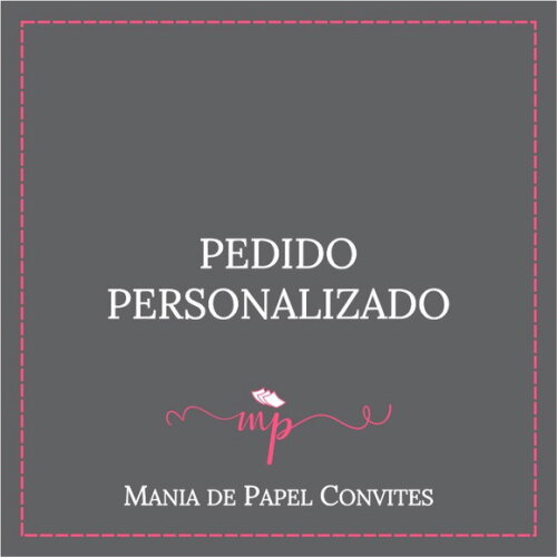Pedido caixa cartonagem personalizada