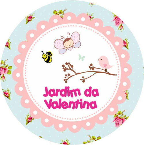 Rótulo Adesivo Jardim