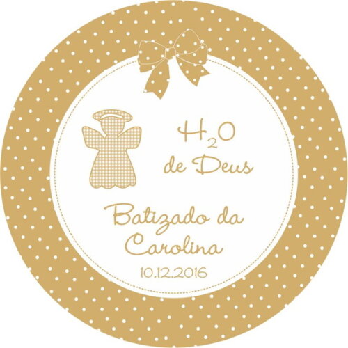 Rótulo água Batizado