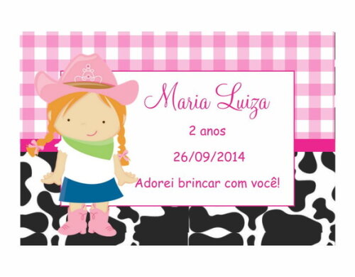Tag para lembrancinha