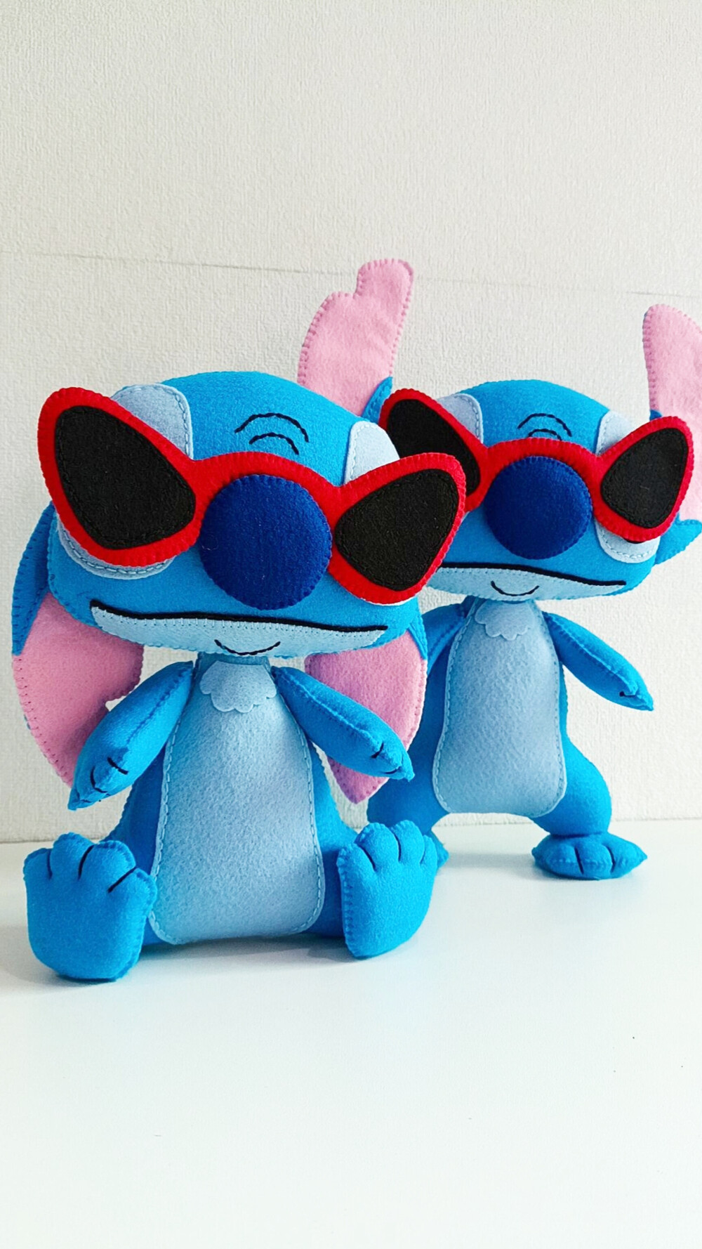 Centro de mesa Stitch em feltro
