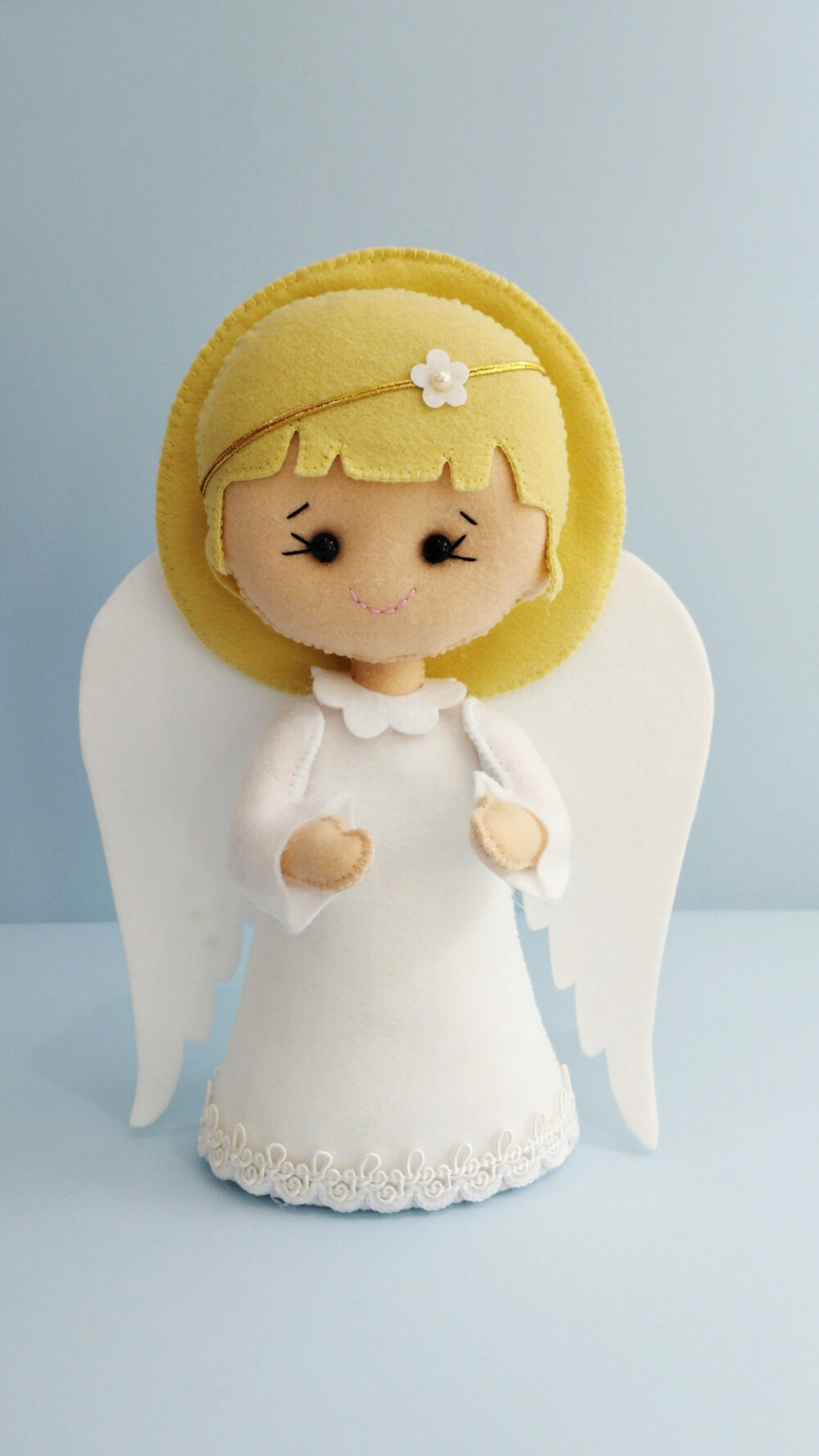 Centro de mesa Anjo em feltro