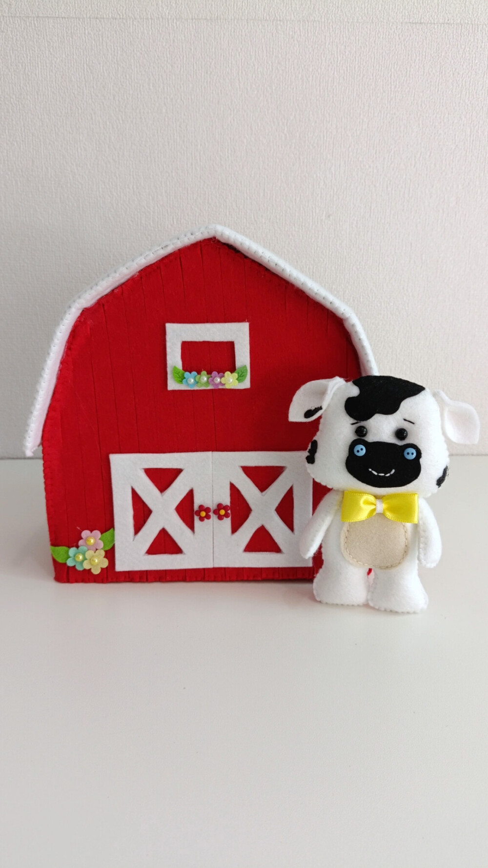 Centro de mesa Celeiro com bichinho da fazendinha
