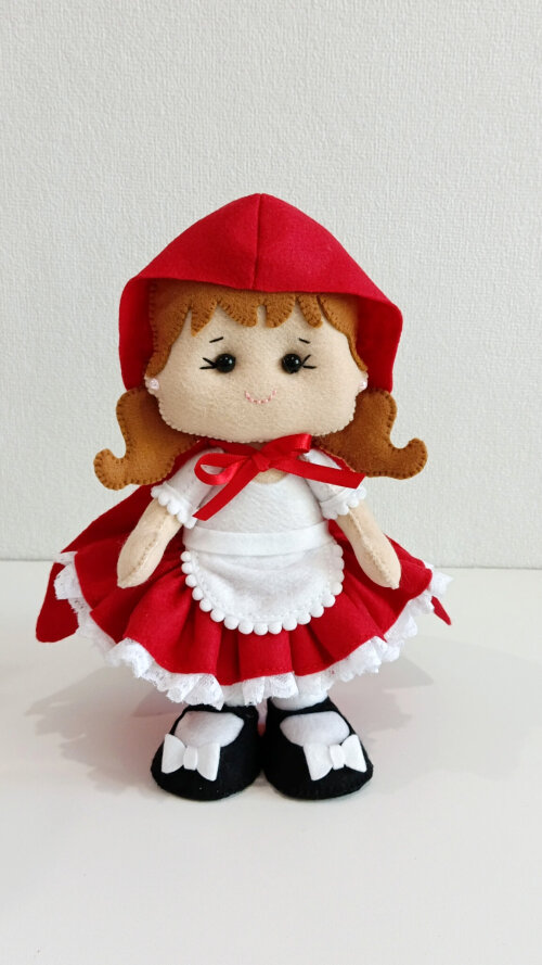 Chapeuzinho Vermelho e seus Amigos em Feltro.
