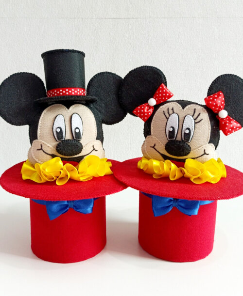 Centro de mesa Cartola circo Mickey