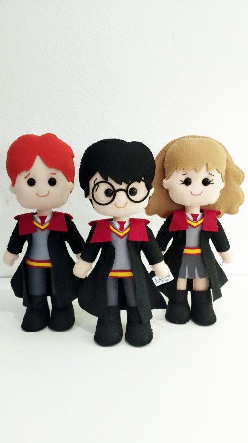 Centro de mesa Harry e seus amigos.