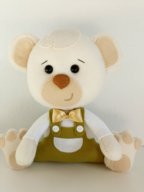Centro de mesa  Urso em feltro