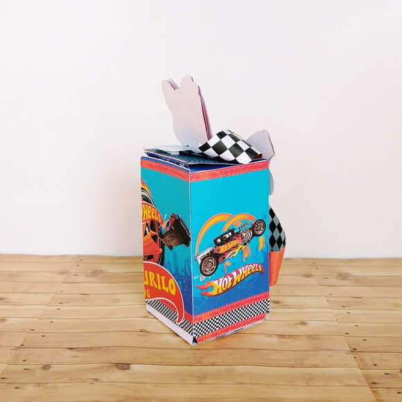 Caixa Laço 3d Hot Wheels