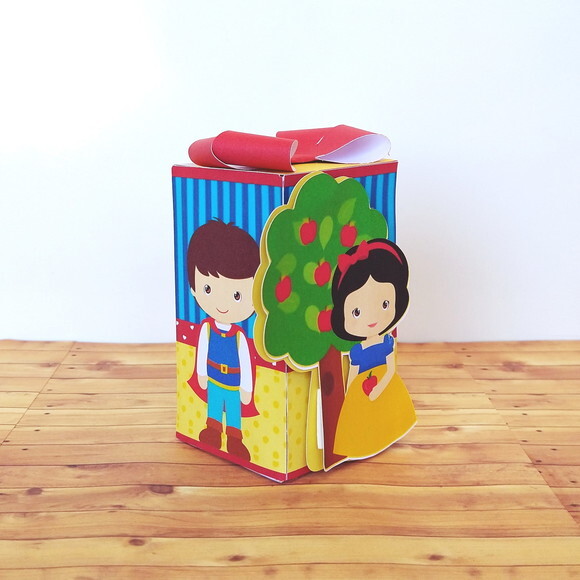 Caixa Laço Branca de Neve Cute