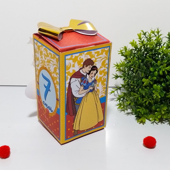 Caixa Laço Branca de Neve