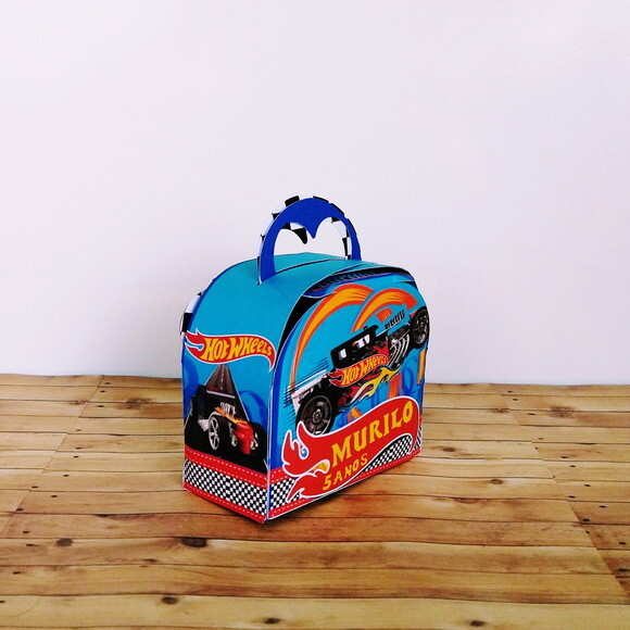 Caixa Maletinha 3d Hot Wheels
