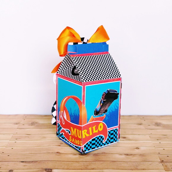Caixa Milk 3d Hot Wheels