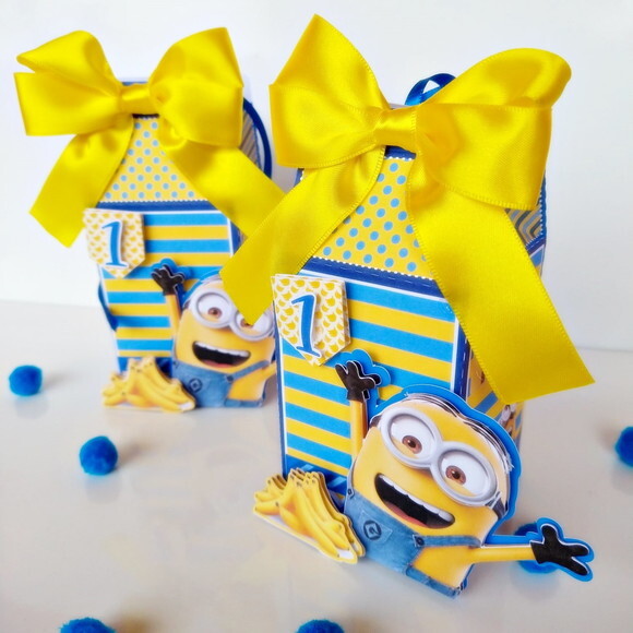 Caixa Milk 3d Minions