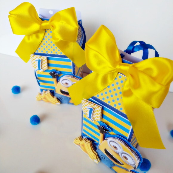 Caixa Milk 3d Minions