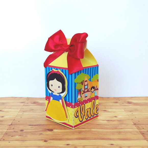 Caixa Milk Branca de Neve Cute