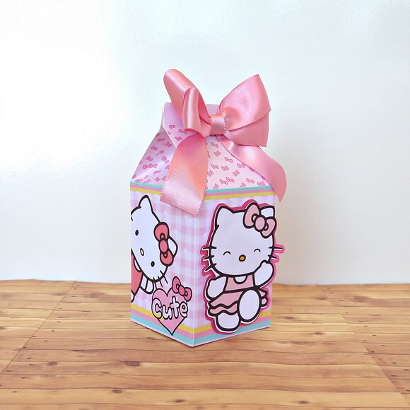 Caixa Milk Personalizada Hello Kitty