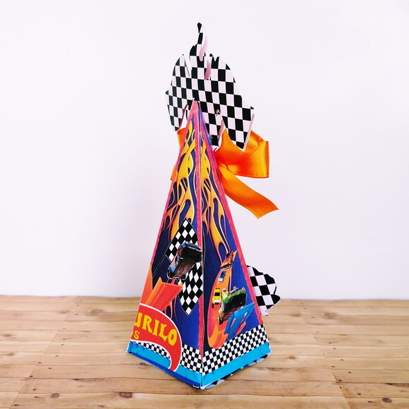 Caixa Pirâmide 3d - Hot Wheels