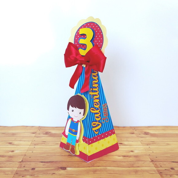 Caixa Pirâmide Branca de Neve Cute