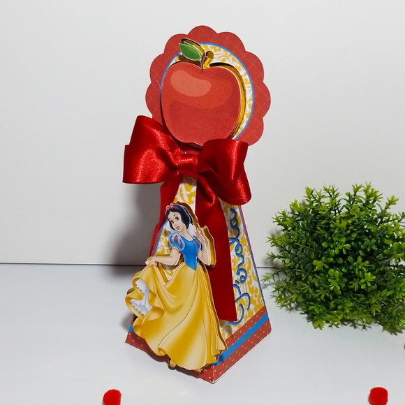 Caixa Pirâmide Branca de Neve Tradicional