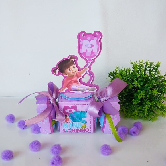 Kit 15 Caixas Personalizadas Boo Monstros S.a