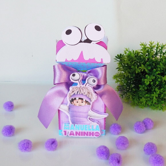 Kit 15 Caixas Personalizadas Boo Monstros S.a