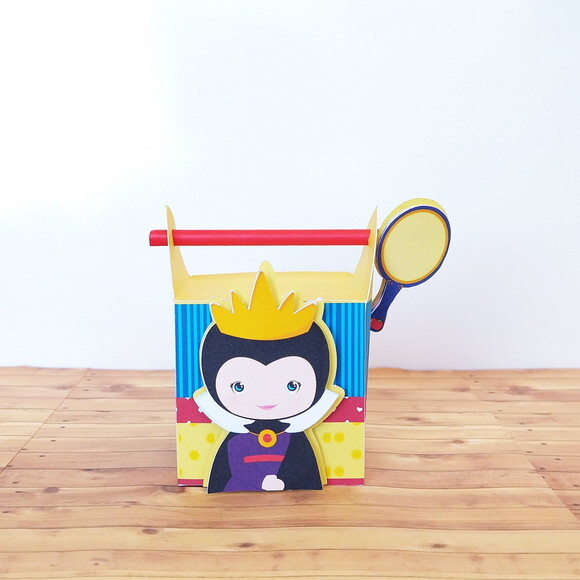 Kit 15 Caixas Personalizadas Branca de Neve Cute