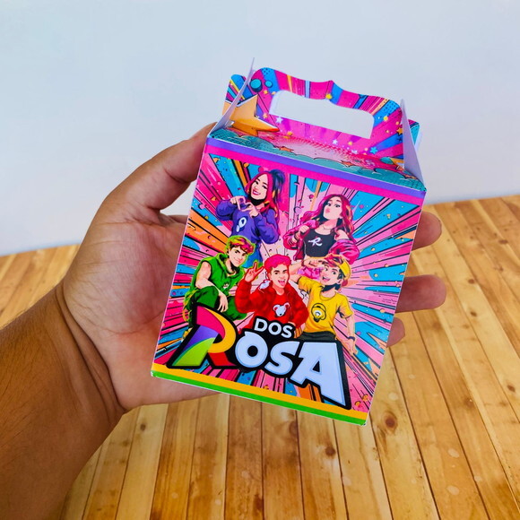 Kit 20 Caixas Básicas Personalizadas dos Rosas -emily Vick