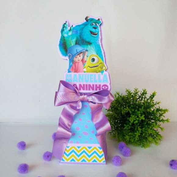 Kit 20 Caixas Personalizadas Boo Monstros S.a
