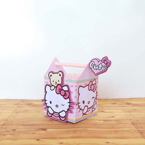 Kit 20 Caixas Personalizas Hello Kitty