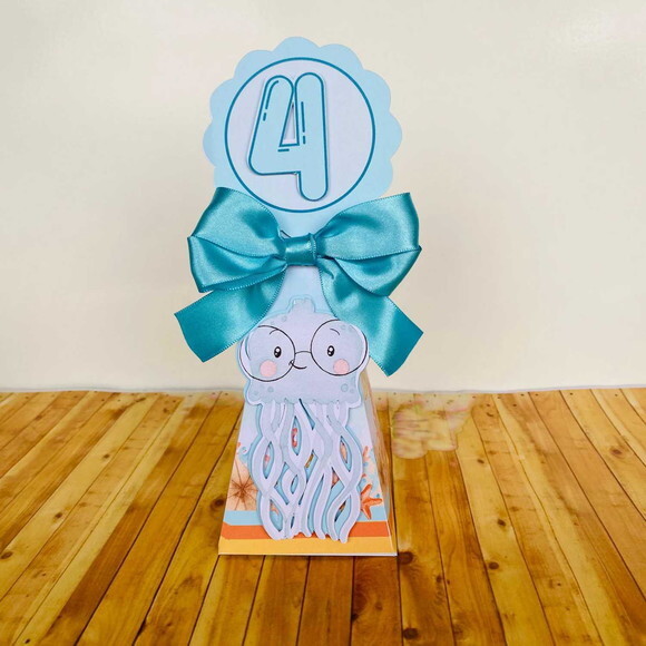 Kit 25 Caixas Personalizadas Fundo do Mar