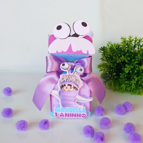 Kit 30 Caixas Personalizadas Boo Monstros S.a